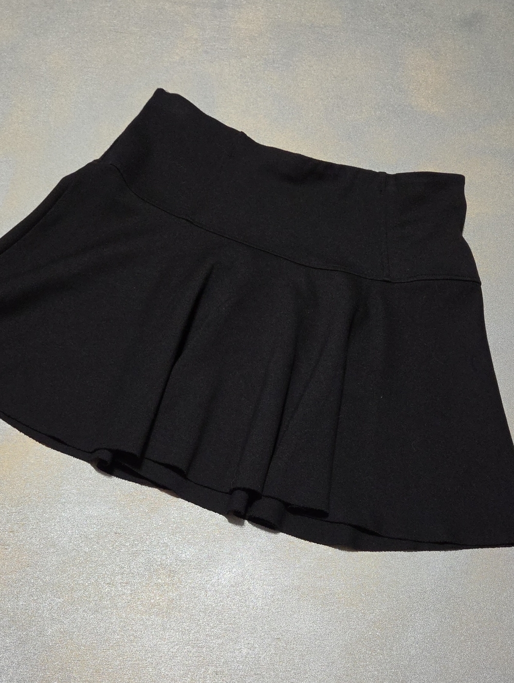 Free People Black Flared Skater Mini Skirt NWOTS